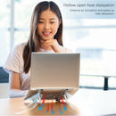 Adjustable portable laptop stand Foldable aluminum alloy laptop lifter stand