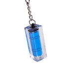 Mini Spirit Level DIY Gadgets Keyring Keychain Tool keychain spirit level c B3U7