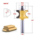 8mm Shank Bullnose Half Round Bit 1/2'' Woodworking Tool Milling Cutter NEW