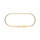 Durable Brass Screw Lock Keychain Ring Clip Tool Hook Clasp O shape