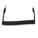 3.5mm Male to Male M/M Audio Stereo Aux Spring Cable Converter