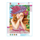 5D DIY Diamond Painting Girl Cross Stitch Embroidery Rhinestones Mosaic Kit