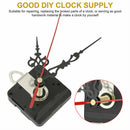 DIY Wall Quartz Clock Movement Mechanism Replacement Tool Parts Set Hands USA