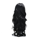Women Girls Black Natural Long Wavy Wig Brazilian Hair African Curly Wavy Wig OZ