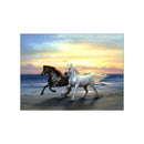 DIY 5D Two Horses Diamond Painting Rhinestone Picture Crystal Embroidery Kit