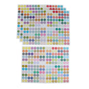 4 Sheets Essential Oil Bottle Cap Labels Aromatherapy Vial Stickers  English