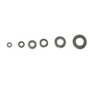 Stainless Steel Flat Washers Set 580 Pcs, 9 Sizes - M2 M2.5 M3 M4 M5 M6 M8  Z4Y5