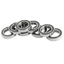 10Pcs 6802-2RS 15x24x5mm Metal Shielded Sealed Deep Groove Ball Bearings