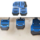 2pcs Manual Nonslip Car Auto Accelerator Brake Clutch Foot Pedal Mat Pad Cover