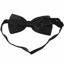 5X(Fashion Novelty Classic Mens Adjustable Wedding Tie Bowtie Black P3Z7)