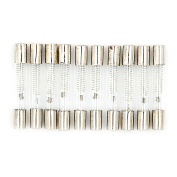 10Pcs 6 x 40mm Axial Glass 900mA 0.9A 5KV Fuse Tubes for Microwave Oven A Gw