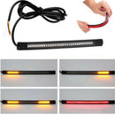 Multifunctions LED Motorcycle Strip Light Brake Tail Turn Signal License Pl a.AU