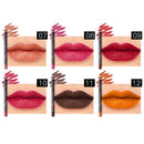 pudaier 12pcs Makeup Matte Lip Pencil Cosmetic Kit Waterproof Long Lasting  X1F3