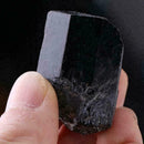 100G Natural Black Crystal Tourmaline Rough Stone DIY Decor Healing Stone C D8K9