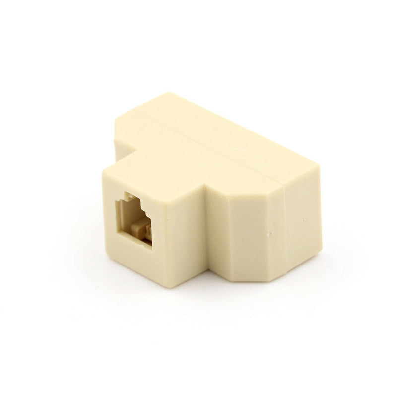 1PC RJ11 Splitter 3 Way Adapter 1 M to 3 F RJ-11 6P4C Phone Jack Splitter NTM&