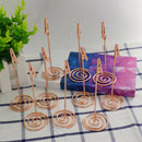 4.5 Inch Place Card Holders,12Pcs Table Number Stand Table Card Holder Wire