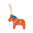Keychain DIY Bird Full Drill Special Shaped Diamond Painting Girl Key Ring Gifts