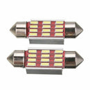 2Pcs 36mm 4014 12SMD C5W Car LED Light Canbus License Interior Reading LampJClj