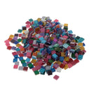 450g Square Glitter Vitreous Glass Mosaic Tiles Home Decors and Craft Supply