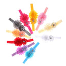 10X Kid Girl Baby Toddler Flower Headband Hair Bow Band Hair Accessories Gift FT