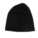 Men Women Beanie Solid Color Hip-hop Slouch Unisex Knitted Cap Hat Black D4K5