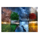 Tree 5D Full Drill Diamond Painting DIY Mosaic Cross Stitch Home Embroidery