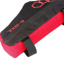 Waterproof Bike Triangle Bicycle Frame Front Tube Bags (Black Red)