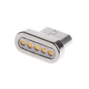 2 Pieces Magnetic Tips Micro USB Adapter Connector Head For Android Phones