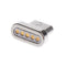 2 Pieces Magnetic Tips Micro USB Adapter Connector Head For Android Phones