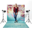 Flower Print Backdrop Cloth Photo Direct Seeding Room Tablecloth Household Decor