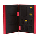 Portable Deck Aluminium Alloy 8TF + 4SD Memory Cards Storage Box Holder