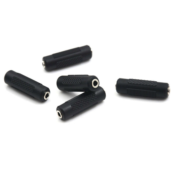 Nickel Plated 3.5 mm Female to 3.5mm Female Jack Stereo Coupler Adapter.TOCA