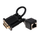RJ45 to VGA Cable VGA 15-Pin Port Male to RJ45 Female Ethernet LAN Console