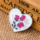 38mm Love Heart Rose Commemorative Coin I Love You Valentines Day Currency