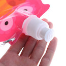 360ml Eco friendly foldable cartoon travel drink bottle safe for kids childrenlj