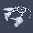 1pc Mini Dream Catcher Circular Net With feathers Wall Hanging Decoration O