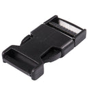 5 pcs Box Trailer Buckle Black Plastic 2.5mm Turnable Carabiner Hook E9C4