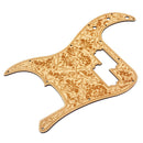 Wooden Guitar Pickguard Scratch Plate Protector for PB Electric Bass Parts