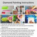 12x16 Inches Diamond Painting Kits Beach Painting with Diamonds Dotz Beach