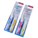 2PCS/set Portable Folding Toothbrush Soft Bristle Travel Camping Hiking Outdoor