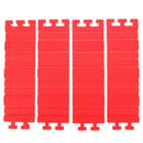 4pcs/set Cake Mold Silicone Red Bread Cake Pan Adjustable DIY Baking Mold