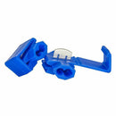 Blue Solderless Quick Splice Snap Wire Connector, 18 through 14 Gauge, Pack