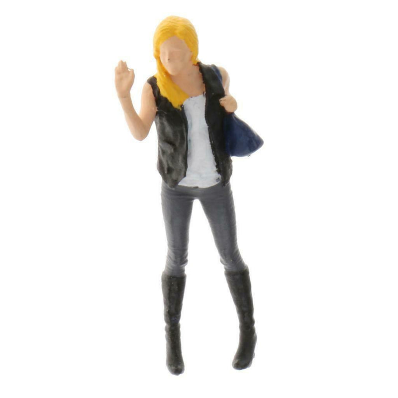 2x 1:64 S Scale Greeting Tiny Classic Figures Plastic Toys Building Scenery