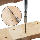11Pcs Twist Drill Bit Spiral Hand Semi Automatic Pin Vise Keyless Chuck Dri