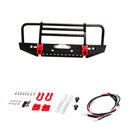 1/10 RC Crawler Front Bumper w/ LED for Traxxas Rc4wd Axial scx10 D90