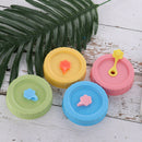 Mason-Jar Handle Cup Plastic Sealing Cap Round Straw Cap Plum Blossom Inner Plug