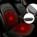 Black Universal Car Heated Seat Cushion Hot Cover Auto Heater Warmer Pad Comfort