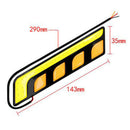 1PC LED COB Fog Lamp Car Daytime Running DRL Waterproof With Turn Signal OZ
