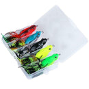 5pcs Artificial Simulation Frog Minnow Fish Lures Bionic Bait Crankbaits