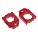 2x Motorcycle CNC Rear Adjuster Block Chain Fit for  CRF250X CRF 450